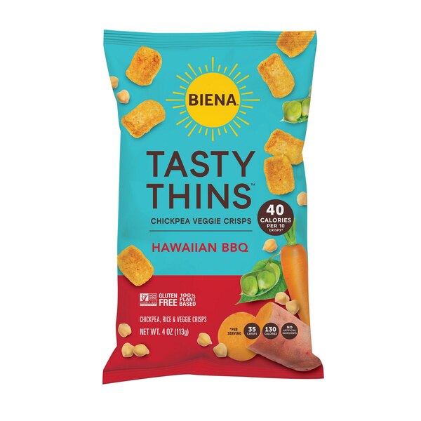 Biena Thins, Hawaiian BBQ, 4.5 oz