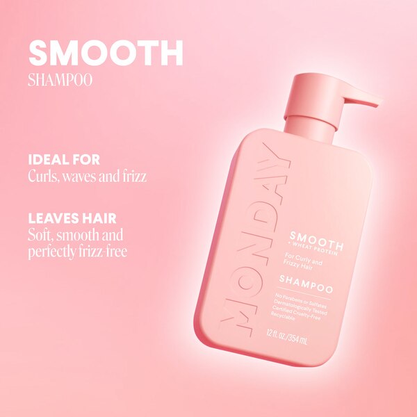 MONDAY Smooth Shampoo, 12 OZ