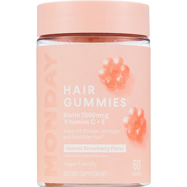 MONDAY Biotin Hair Gummies, 60 CT
