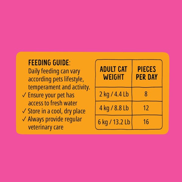 BONKERS Crunchy and Soft Cat Treats, Paw Lickin' Chicken Flavor, 6.3oz