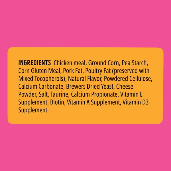 BONKERS Crunchy and Soft Cat Treats, Paw Lickin' Chicken Flavor, 6.3oz
