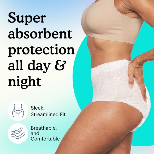 Because Sensitive Overnight Bladder Control Underwear