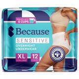 Because Sensitive Overnight Bladder Control Underwear, thumbnail image 1 of 12