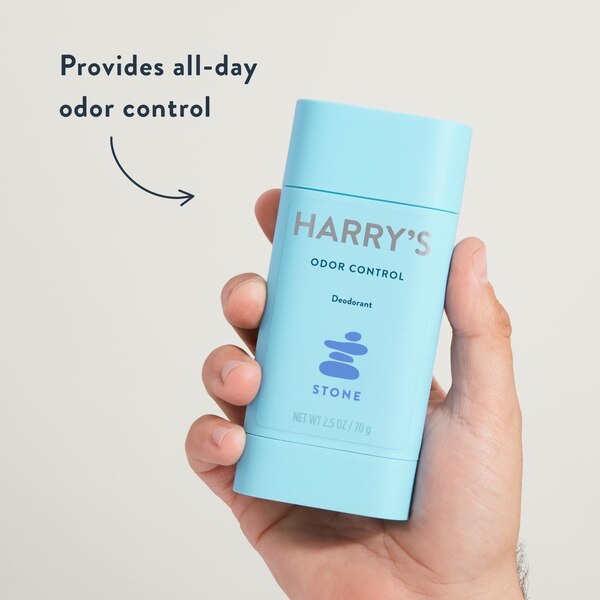 Harry's Odor Control Deodorant Stick, Stone, 2.5 OZ