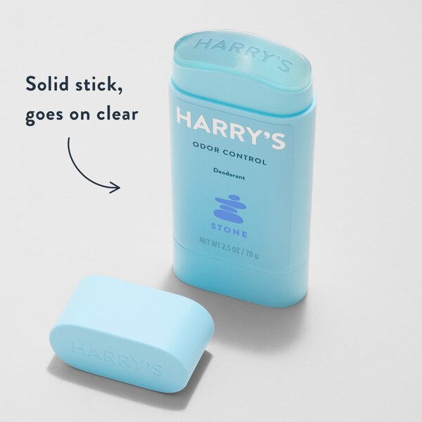 Harry's Odor Control Deodorant Stick, Stone, 2.5 OZ