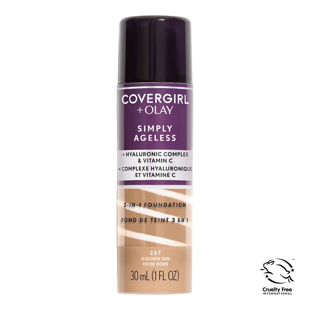 CoverGirl + Olay Simply Ageless 3-in-1 Foundation, Golden Tan