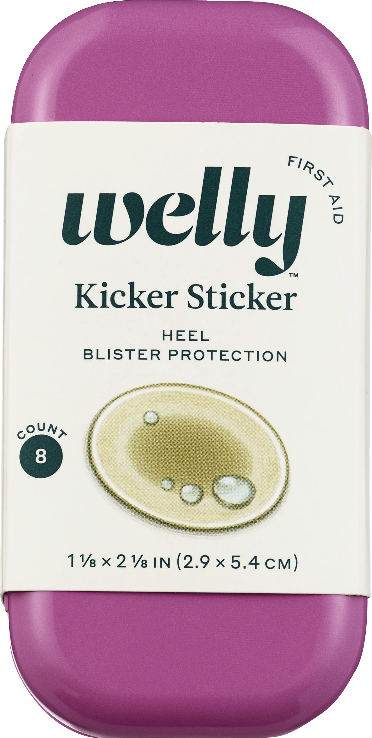 Welly Kicker Sticker Heel Blister Protection, 8 CT
