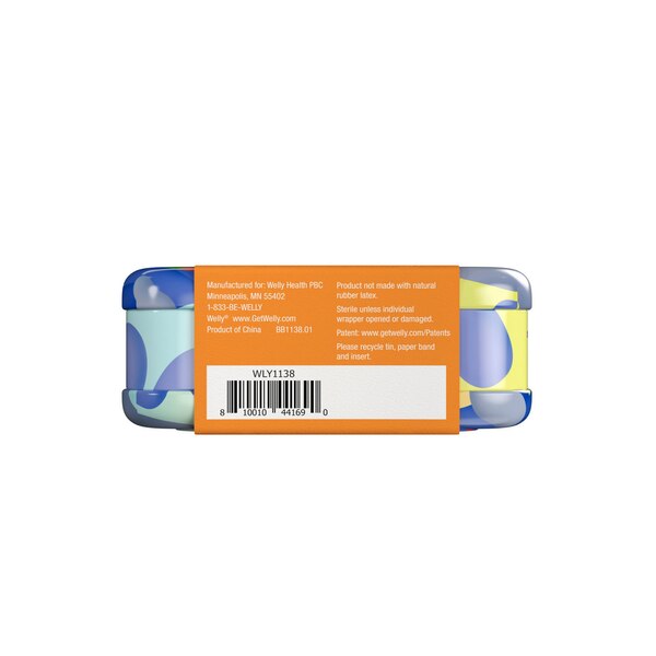 Welly Flex Fabric Bandages, Color Changing, Assorted, 30 CT