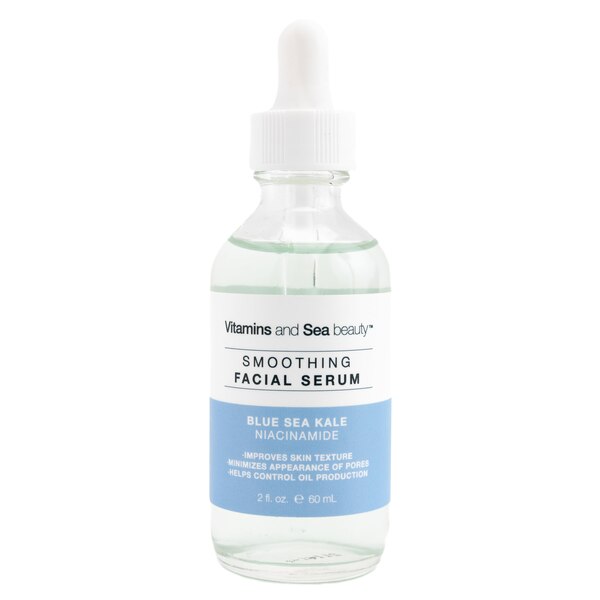Vitamins and Sea Beauty Blue Sea Kale and Niacinamide Smoothing Facial Serum, 2 OZ