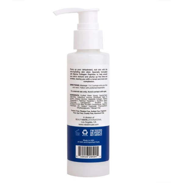 Vitamins and Sea Beauty Hydrolyzed Marine Collagen Peptides Plumping Facial Elixir