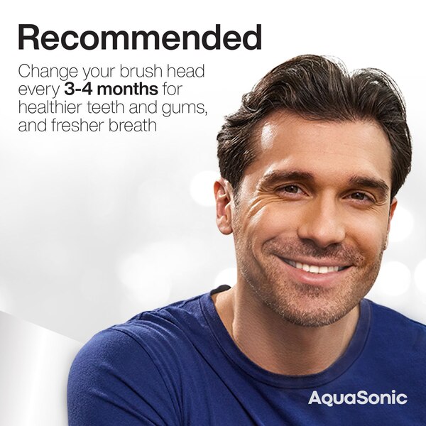 Aquasonic Elite Replacement Brush Heads, 8 CT