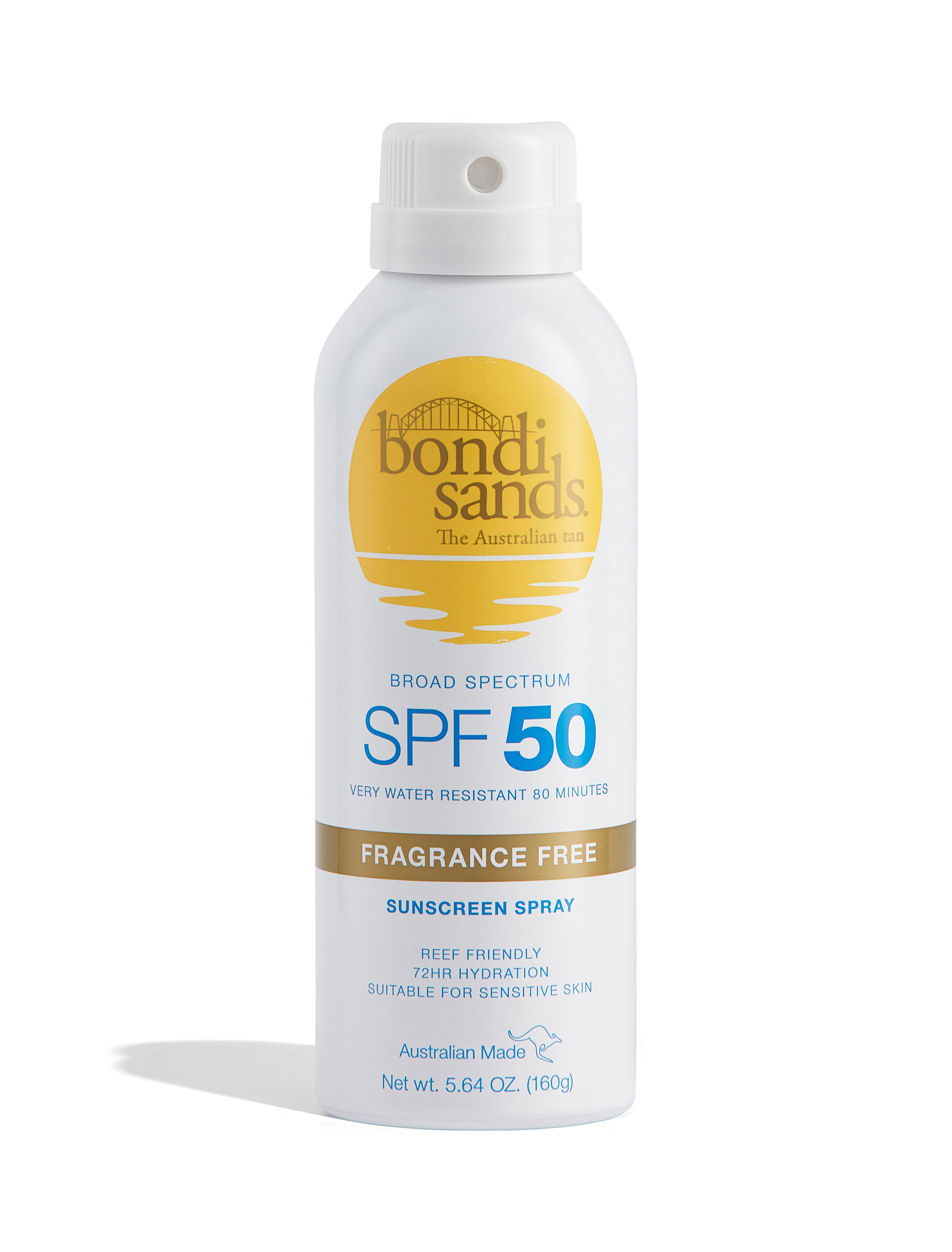Bondi Sands Fragrance Free Sunscreen Aerosol Mist, 5.64 OZ
