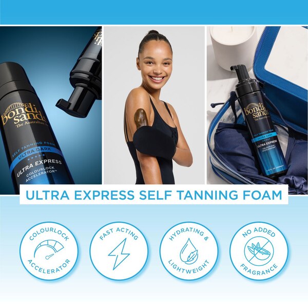 Bondi Sands Ultra Express Self-Tanning Foam, Ultra Dark