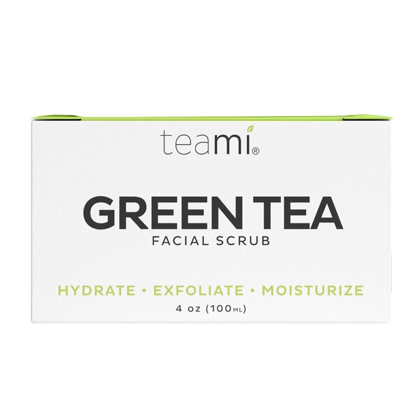 Teami Green Tea Facial Scrub, 4.5 OZ