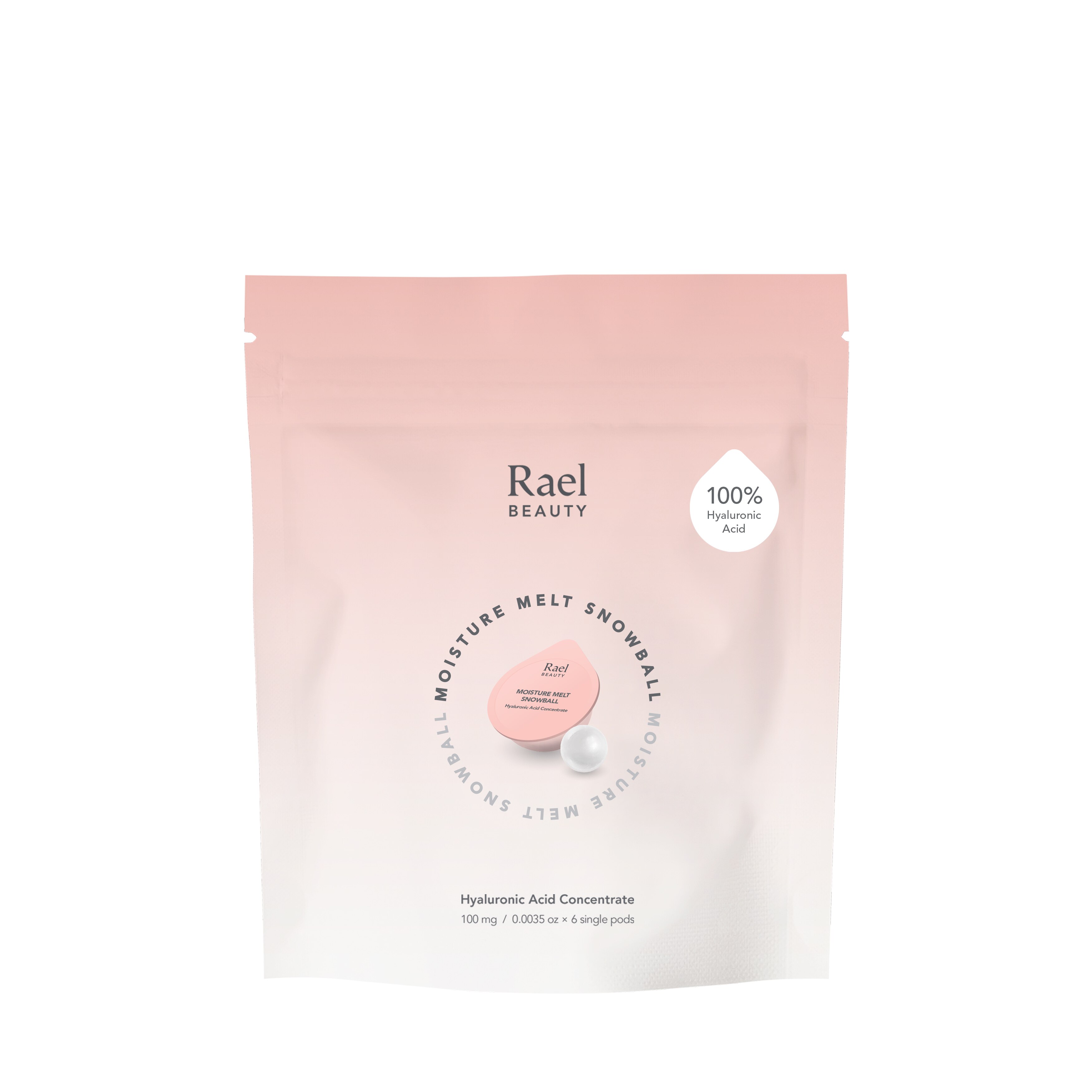Rael Beauty Moisture Melt Snowball Hyaluronic Acid Concentrate, 0.7 OZ