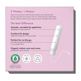 Rael Organic Cotton Regular Tampons with BPA-Free Compact Applicators, thumbnail image