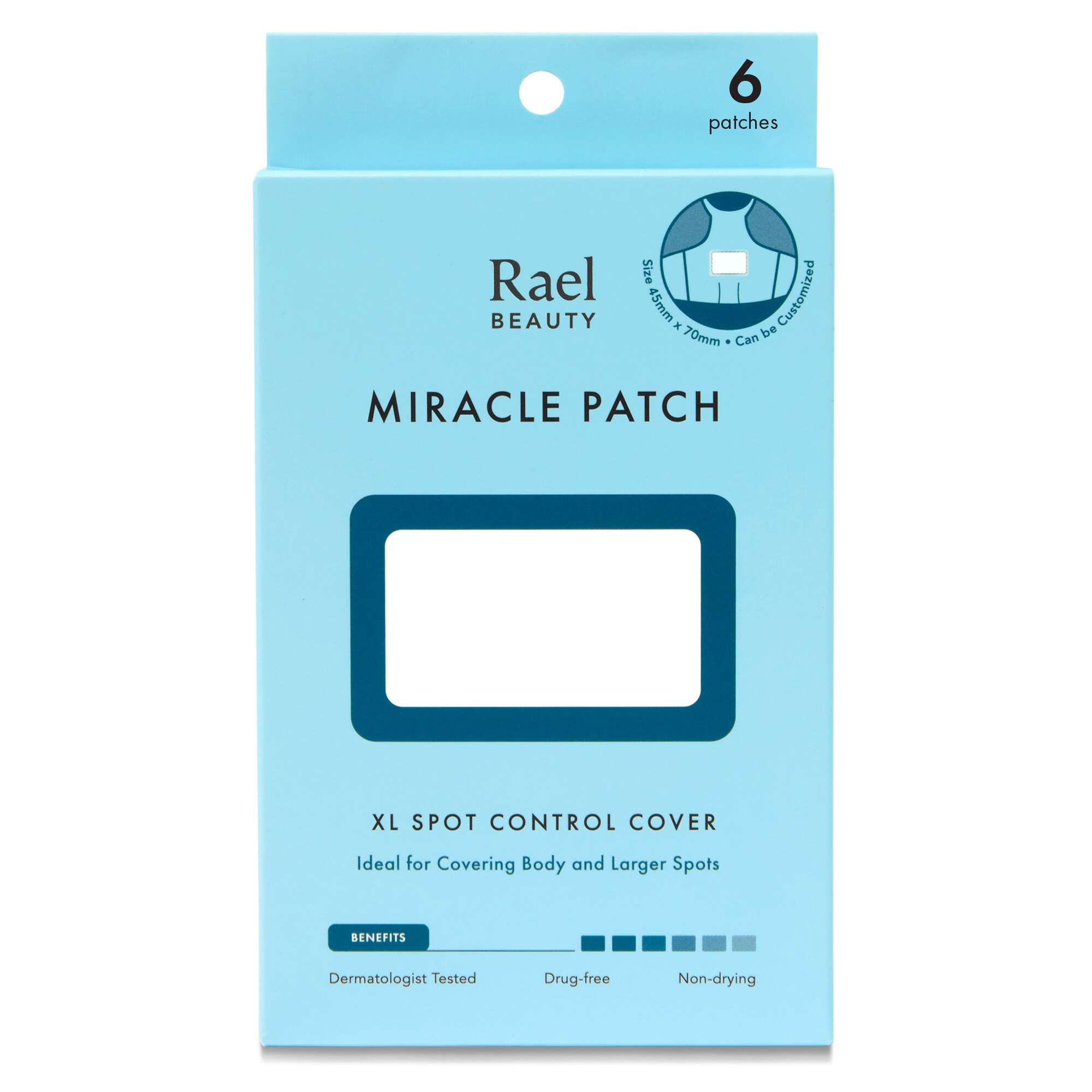 Rael Beauty Miracle Patch XL Spot Control Cover, 6CT