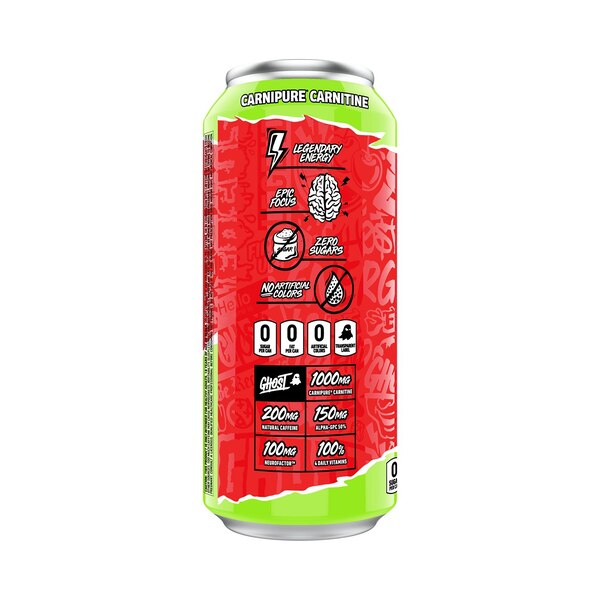 GHOST, Energy Cherry Limeade, 16 oz