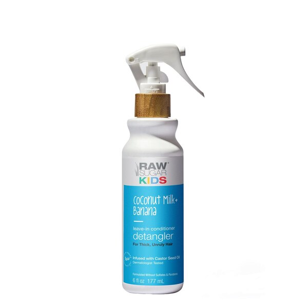 Raw Sugar Kids Conditioning Detangler, Coconut Milk and Banana, 6 OZ