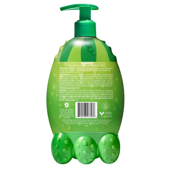 Raw Sugar Kids Shampoo And Conditioner, Watermelon Apple, 12 OZ