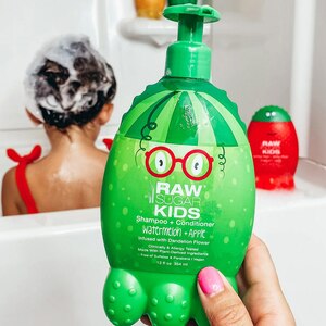 Raw Sugar Kids Shampoo And Conditioner, Watermelon Apple, 12 OZ