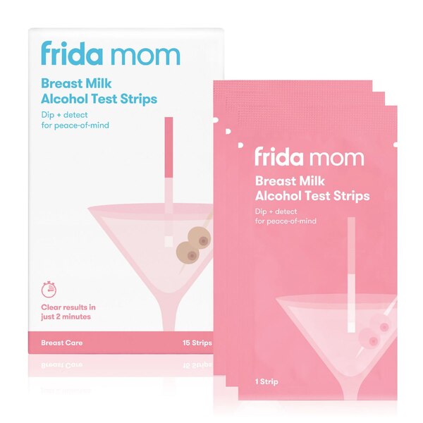 Frida Mom Breast Milk Alchohol Test Strips, 15 CT