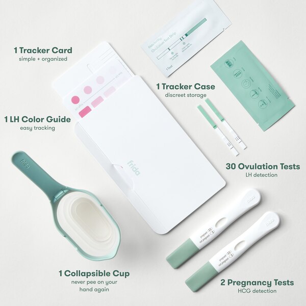 Frida Fertility Ovulation + Pregnancy Test and Track Set