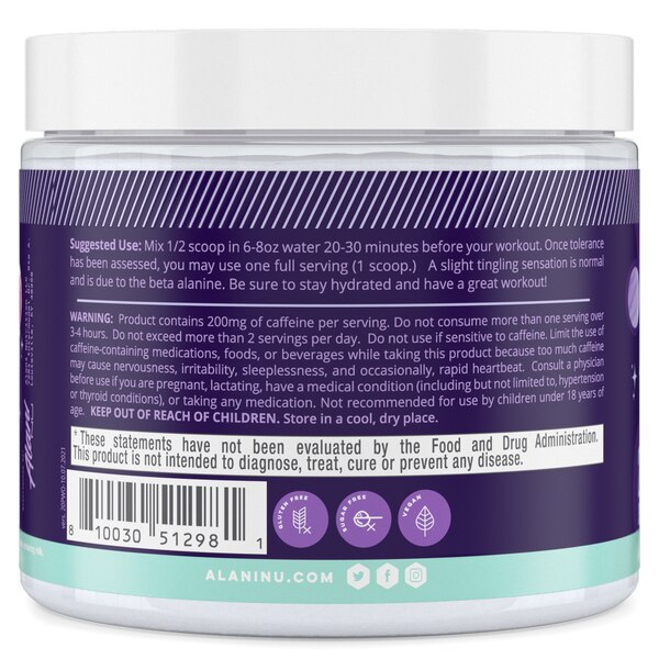 Alani Nu Pre-Workout, 20 Servings, 6.8 OZ