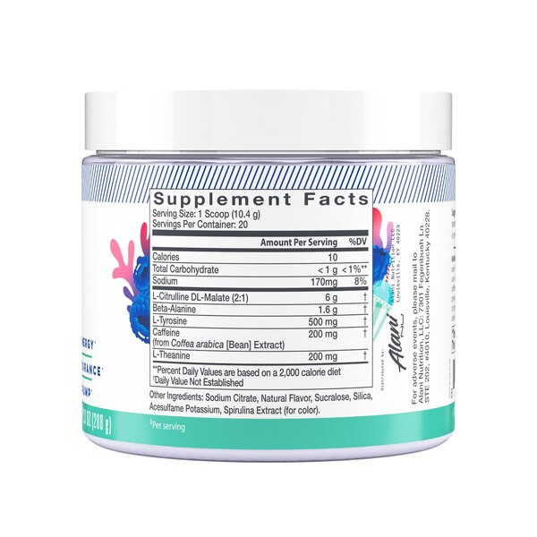 Alani Nu Pre-Workout, Breezeberry, 20 Servings, 6.8 OZ