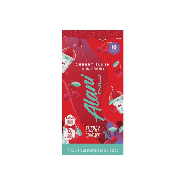 Alani Nu Energy Drink Mix Stickpacks, 10 CT, Cherry Slush