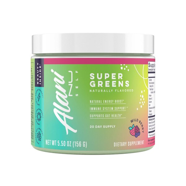Alani Nu Super Greens, Wild Berry, 5.5 OZ