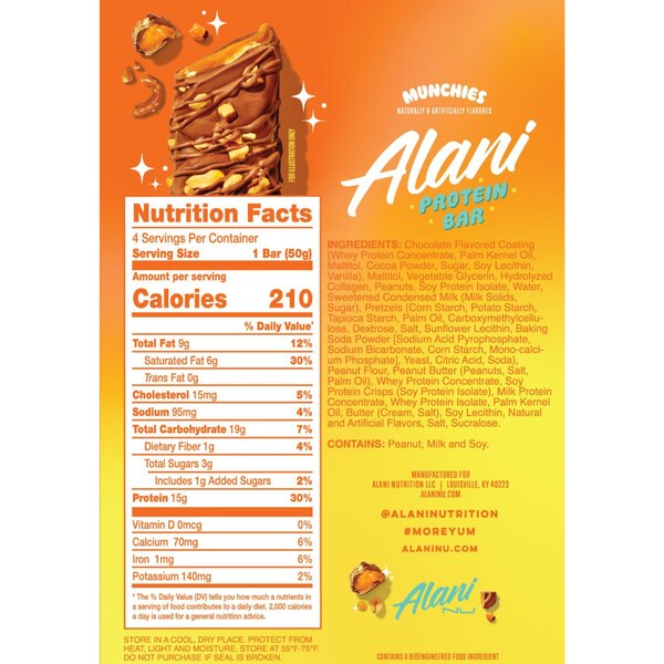 Alani Protein Bars, 4 PK