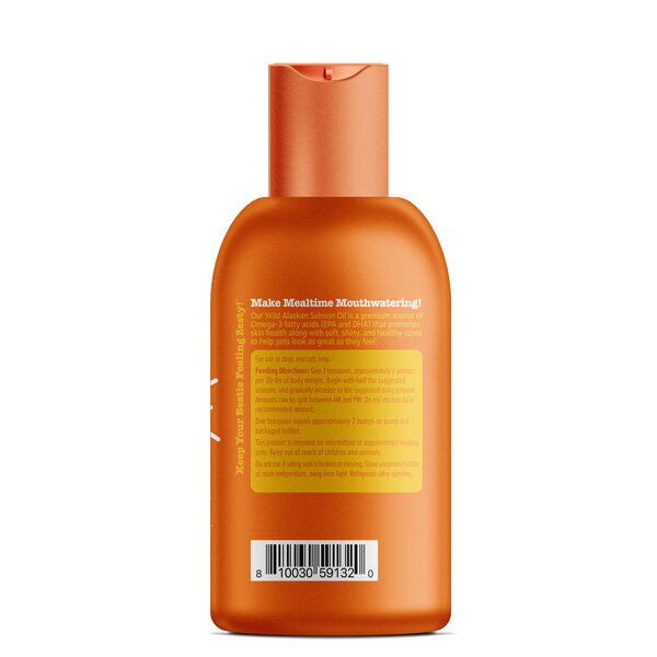 Zesty Paws Wild Alaskan Salmon Oil, 8oz