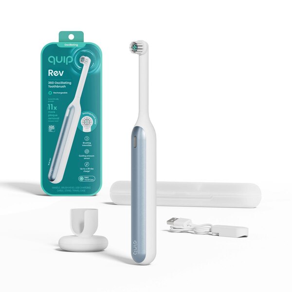 quip 360 Oscillating Toothbrush with Travel Case