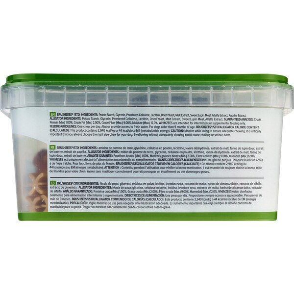 Whimzees by Wellness Natural Dental Small Dog Treats, Alligator Stix, 28 ct