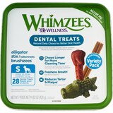 Whimzees by Wellness Natural Dental Small Dog Treats, Alligator Stix, 28 ct, thumbnail image