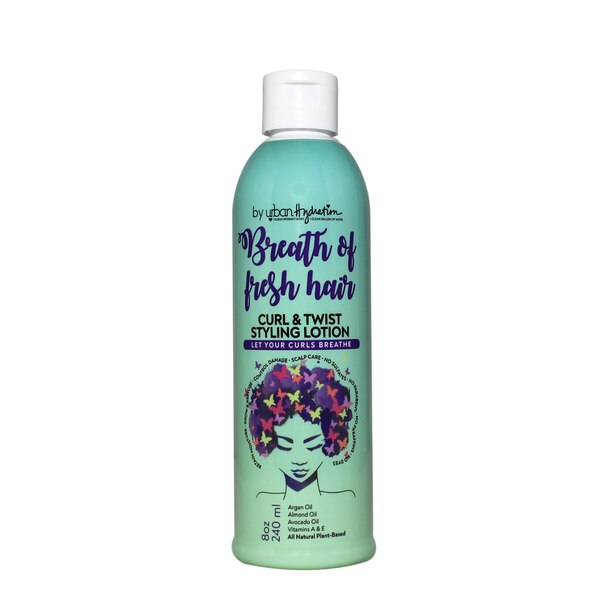 Breath of Fresh Hair by Urban Hydration Curl & Twist Styling Lotion, 8 OZ