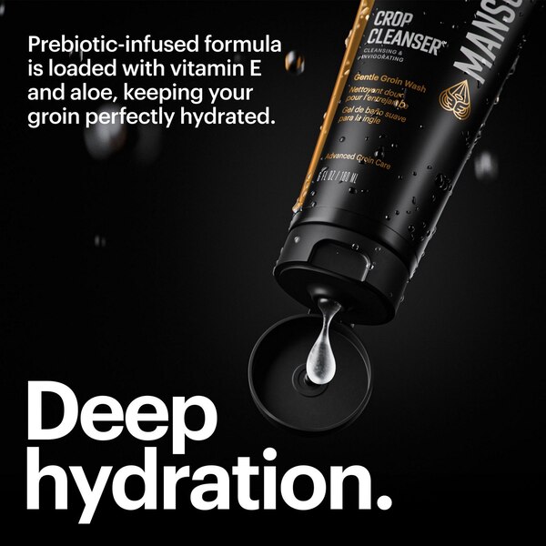 MANSCAPED Crop Cleanser Gentle Groin Wash, 6 OZ