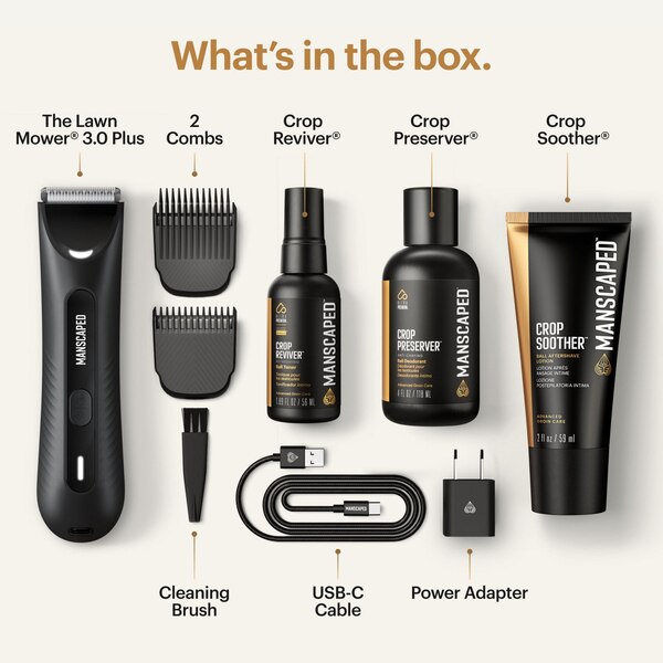 MANSCAPED The Lawn Mower 3.0 Plus Refined Below The Waist Grooming Kit