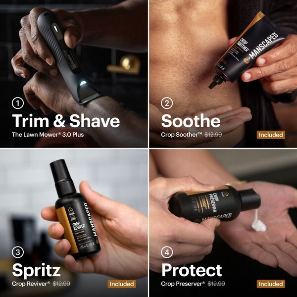 MANSCAPED The Lawn Mower 3.0 Plus Refined Below The Waist Grooming Kit
