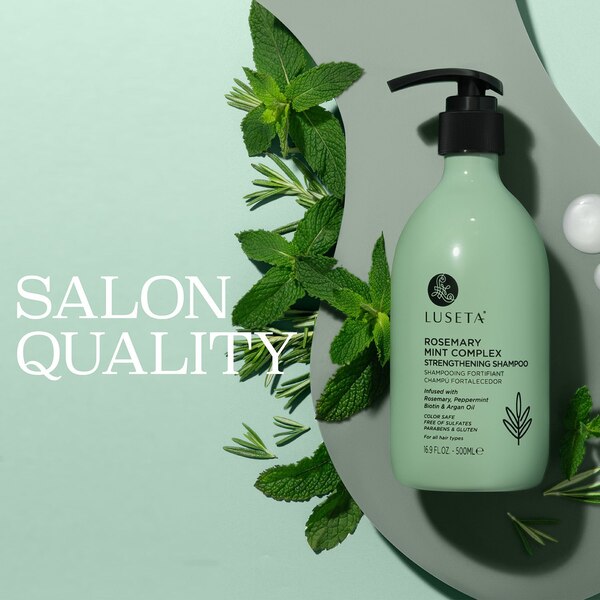 Luseta Rosemary Mint Complex Strengthening Shampoo, 16.9 OZ