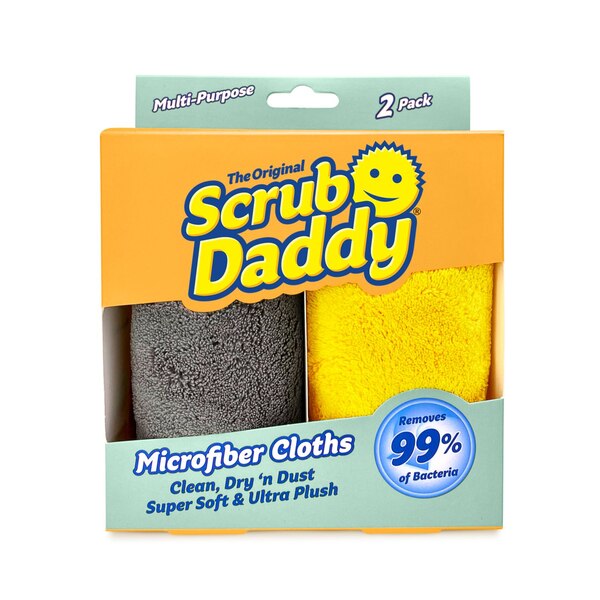 Scrub Daddy Multi-Purpose Microfiber Cloths, 2 ct