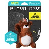 Playology Plush Squirrel Dog Toy, Peanut Butter Scent, Size Small, thumbnail image