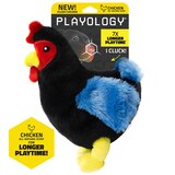 Playology Clucking Plush Chicken Dog Toy, 10.2 x 7 in, thumbnail image