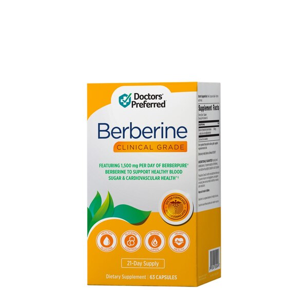 Doctors' Preferred Clinical Grade Berberine, 63 CT
