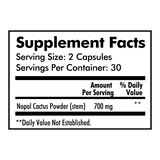 Santo Remedio Nopal Prickly Pear Cactus Dietary Supplement, 700 mg, 60 CT, thumbnail image