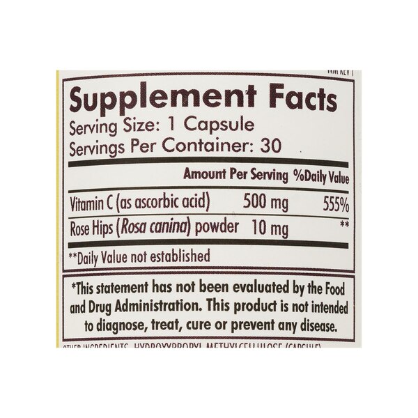 Santo Remedio Vitamin C, 500 mg, 30 CT