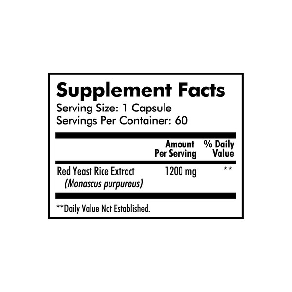 Santo Remedio Red Yeast Rice, 600 mg, 60 CT