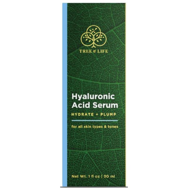 Tree of Life Hyaluronic Acid Serum, 2 OZ