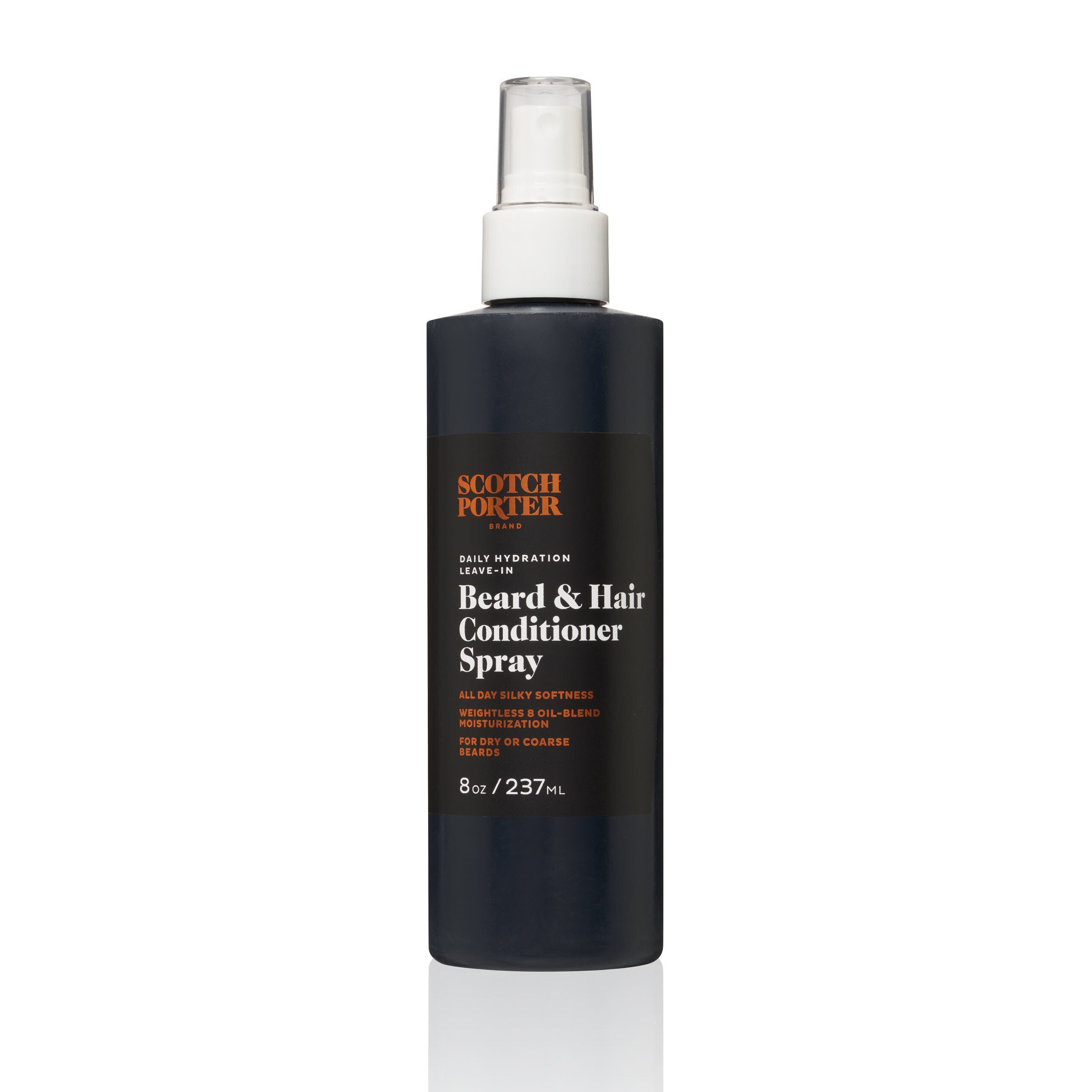 Scotch Porter Daily Leave-In Conditioner Beard & Hair Spray, 8 OZ